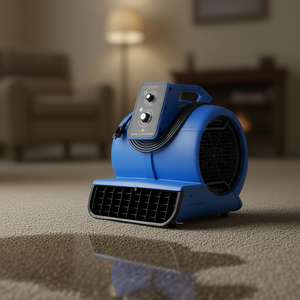 Ventilador de piso portátil Vevor de 2600 CFM y 1/2 HP para uso doméstico e industrial con temporizador - Product Image 2