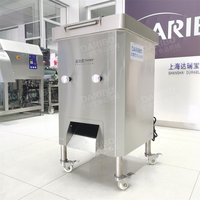 Machine à déchiqueter la viande fraîche DRB-RS180 à fonctionnement stable, trancheuse à viande commerciale pour usine de transformation de la viande, à vendre