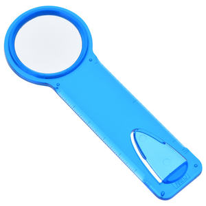 Loupe 3 en 1 avec logo personnalisé, verre grossissant multi-puissance, loupe de poche portable, cadeau promotionnel pour le bureau, l'école, les entreprises - Product Image 2