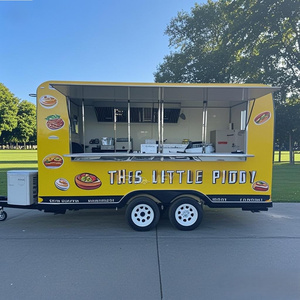 Camions mobiles rapides 2025 avec DOT VIN, cuisine de rue extérieure, chariot de vente de nourriture, kiosque à pizza, glace - Product Image 3