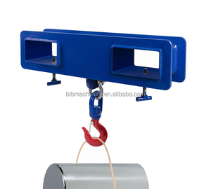 BTB BTB-FH Treuil de levage robuste monté sur <span class=keywords><strong>fourche</strong></span>, capacité de 3 tonnes, crochet pivotant en acier allié pour chantier de construction, directement sur site - Product Image 3