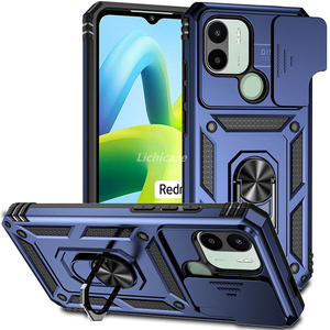 Lichicase เคสกันกระแทกแบบหมุนได้360องศา,เคสป้องกันแบบแหวนเลื่อนได้สำหรับ Redmi A1 A1Plus - Product Image 1