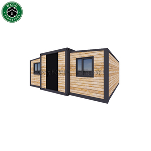 Maison préfabriquée extensible en kit, 2-3 chambres, construction rapide, villa en conteneur avec panneaux sandwich isolés - Product Image 1