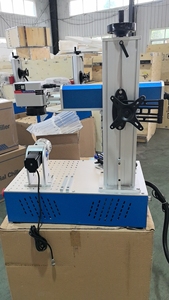 20W/30W/50W Fiber Laser Marking <b>Engraving</b> Cutting <b>Machine</b> Air Cooling System Metal Plastic Supports DXF DST Formats 20w/30w/50w/ - Product Image 1
