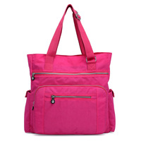 Sac fourre-tout unisexe à poignée de style vintage avec fermeture éclair pliable et réutilisable Logo personnalisable pour cadeaux et promotions