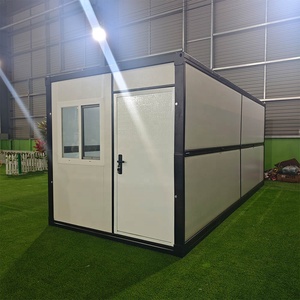 Casa Contenedor Prefabricada Plegable para Vivienda, <span class=keywords><strong>Refugio</strong></span>, Granja, Campamento Minero, Alojamiento Estudiantil, Almacenamiento y Cafetería - Product Image 3