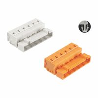 Paso macho y hembra 7,5mm 7,62mm conector MCS WJ0603 0703 bloque de terminales