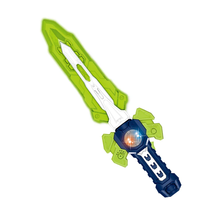 Пластиковая электрическая вспышка музыкальная детская игрушка меч с проекцией