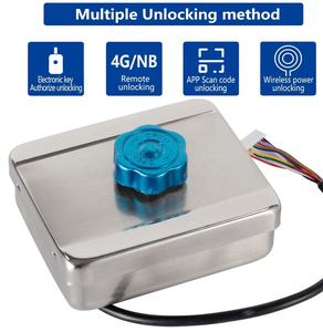 Serrure de porte électronique intelligente avec puce intégrée et cryptage haute sécurité - Product Image 2