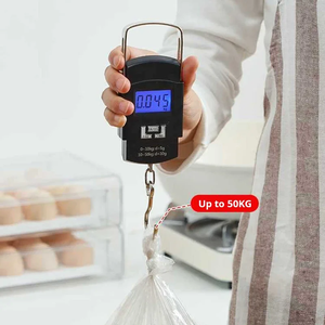Báscula Portátil para Equipaje de 50 kg – Báscula Digital Electrónica Colgante con Pantalla LCD, Mini Báscula con Gancho para Viajes, Peso de Maletas, Ex - Product Image 1