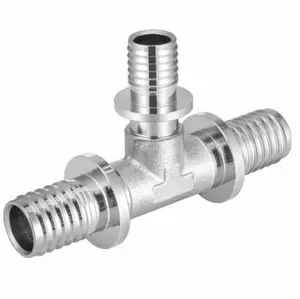 Factory Direct Pneumatic Connector Stainless Steel Reducing Tee Accessories