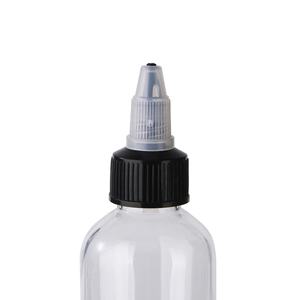 Vente en gros de flacons compte-gouttes pour cheveux en plastique transparent avec bouchon à vis, contenants applicateurs d'huile capillaire de 30 ml, 50 ml, 60 ml, 100 ml, 120 ml - Product Image 4