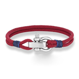Pulsera de Acero Inoxidable Ajustable con Ancla y Cuerda Trenzada, para Parejas, Unisex o como Regalo para Ella - Product Image 3