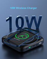 Batería Externa Tipo-C de 60w, Suministro de Fábrica 2026, Buena Calidad, 2 en 1, Inalámbrica, 24000mAh, Estación de Energía Portátil