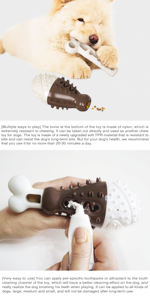 Köpek Çiğneme Oyuncağı, Baget Gibi Görünür, Kolay Temizlenir, Köpek Dişlerini Temizler, İyi Malzeme Kullanır, Birçok Pazarda Popüler - Product Image 5