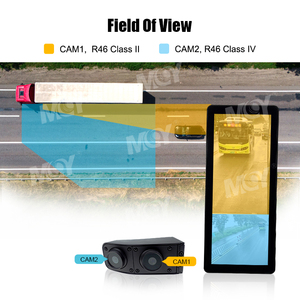 Système de Moniteur de Recul Vidéo à Double Caméra Étanche IP69K avec Vision Nocturne HD 1080P de 15,0 Pouces MCY TF1503, MSV18 le Système CMS Stri - Product Image 2