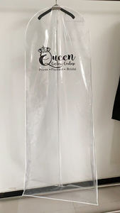 Прозрачные многоразовые пылезащитные чехлы для одежды на молнии, водонепроницаемые из ПВХ, для хранения свадебных платьев - Product Image 5