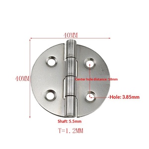 Spherical <strong>Hinge</strong> Diameter 40MM <strong>Round</strong> <strong>Hinge</strong> for Wardrobe Door Cabinet Doors Windows Cabinets - Product Image 1