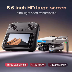 2026 New Professional FPV X1 Drone GPS 4KHD Dual Camera Foldable 3 axis <b>gimbal</b> <b>stabilizer</b> Screen Remote Control Flying 5km drone - Product Image 2