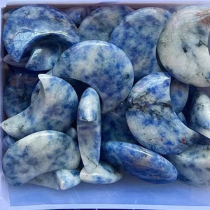 HZ Precio de Venta caliente Cristal Palmas Pulido Curación Piedras crudas Aventurina verde Jade Luna para el poder - Product Image 6