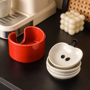 Juego de Tazones de Cerámica con Forma de Manzana para Salsas, Plato Creativo para Salsa de Soya e Ingredientes Secos, Tazones para Servir en Casa, Accesorios de Cocina, Regalos - Product Image 4