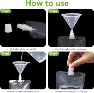 Wholesale Suction Nozzle Bag Water Drink Plastic Drinking Bag Thickened Supermarket Drink Packing Plastic Shopping Bag - Product Image 3