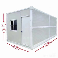 Casa Contenedor Prefabricada Plegable de Panel Sándwich, Lujosa, 5 Dormitorios, 3 Baños, Diseño Moderno, Instalación Rápida, Edificio de Oficinas con Certificación ISO9001
