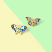 2021 épingles à revers en émail, épingle en forme de papillon, Animal créatif, pour enfants et amis, nouvelle collection