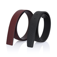 Ceintures en cuir personnalisées de marque tendance avec logo de couleur unie de style unique pour hommes