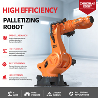 Robot Paletizador Automático, Paletizador Industrial, Máquina Robótica para Apilar Cajas de Cartón y Bolsas