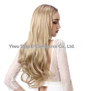 AliExpress Vente Flash Perruque à cheveux en ruban adhésif pour femme, sans trace, à clipser, double trame, style européen - Product Image 5