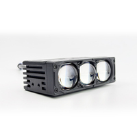 Feux de travail tout-terrain à LED à 3 yeux 12V 95W 4200 lumens 6000K Étanche Feux de calandre automobile avec compatibilité OE Modèle S3
