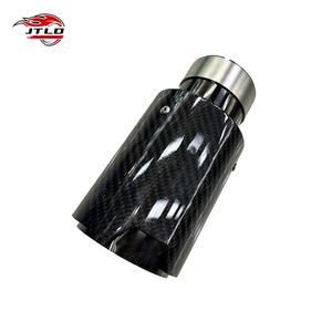 Jtld Glossy Carbon Fiber Achteruitlaat Uitlaat Tip Voor Bmw <span class=keywords><strong>M</strong></span> Serie Modificatie Pijp Binnenpolish - Product Image 3