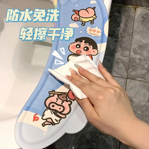 Couvre-siège de toilette parfumé et mignon, épaissi, imperméable, avec poignée, ne nécessitant pas de lavage, pour toutes les saisons - Product Image 3