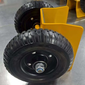 Trendprodukte <span class=keywords><strong>2026</strong></span> Neuheiten 8 Zoll Lenkrollen Industrielle Schwerlast-Lenkrollen Gummi-Doppelrad - Product Image 3