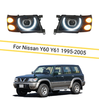 Nouveau phare LED pour Nissan Patrol Y60 Y61 1995-2005, phare avant modifié, mise à niveau LED, accessoires de phare de voiture