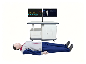 Simulatore di Addestramento per Auscultazione Cardiopolmonare, Palpazione, Battito Cardiaco, Respiro, Murmuri e Esame Toracico del Paziente Standardizzato - Product Image 1