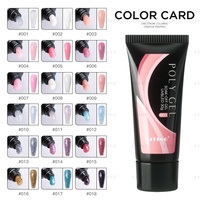 JTING Kit de Polygel pour Ongles Haute Qualité, Longue Durée, Extension Rapide, 18 Couleurs, Tube 30ml, OEM Marque Privée, Polygel Robuste Pailleté