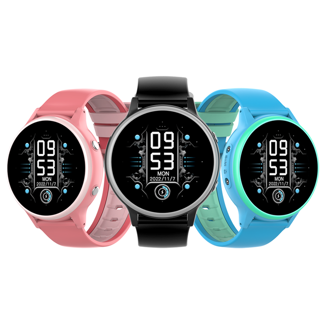 CT06 Battery 650mAh Long-lasting Using Round Shape RAM 128Mb+ROM 196Mb Classic Lightweight Design Bigger Children Smart Watch