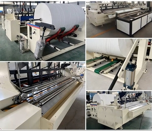 Machine automatique de rembobinage rapide de papier toilette en rouleaux jumbo avec panneau de commande intuitif pour la <span class=keywords><strong>production</strong></span> de papier toilette jumbo - Product Image 3