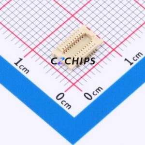 GT-B0504FSV15-20S1101 Board-to-Board & Backplane Connector SMD,P=0.5mm Connector 20P 0.5mm Vertical Mount 2 - Product Image 1