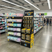Expositor de Cartón Personalizado para Toallitas Húmedas para Bebés, Expositor POP para Puntos de Venta |   Estante Corrugado FSC para Supermercado y Farmacia