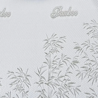 Tissu tricoté en polyester 100% personnalisé en bambou biologique naturel Everen pour matelas