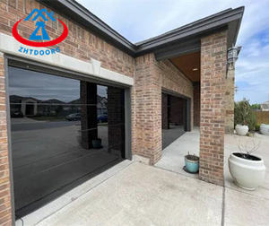 ZHTDOORS Chine Vente en gros Portes <span class=keywords><strong>de</strong></span> <span class=keywords><strong>garage</strong></span> sectionnelles motorisées en verre modernes <span class=keywords><strong>de</strong></span> 20 pieds - Product Image 4