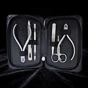 Professional Stainless Steel <b>Nail</b> <b>Tool</b> Set Cuticle Nippers Trimmer Scissors Portable Manicure Pedicure Kit Finger Care Durable - Product Image 1