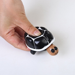 Porte-clés tortue amusante en TPR, nouveauté en promotion, jouet anti-stress souple à rebond lent pour enfants garçons et filles - Product Image 4