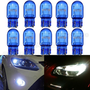 1/2/4 ชิ้น T20 580 7443 W21/5W 12V W3x16q แก้วสีฟ้าธรรมชาติหยุดเบรคไฟท้ายรถสัญญาณด้านข้างหลอดไฟสีขาว - Product Image 4