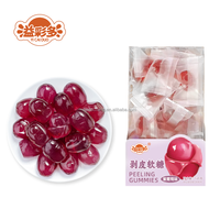 Bonbons gélifiés 3D pelables aux fruits, saveurs assorties, étiquette personnalisée OEM/ODM, refermables, vente en gros, directement de l'usine, en conserve souple