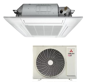 เครื่องปรับอากาศแบบฝังฝ้าเพดาน Heavy - Cassette 220V R32 สำหรับพื้นที่ภายในอาคาร ระบบทำความร้อน เย็น และลดความชื้นแบบเงียบสนิท ติดตั้งง่าย - Product Image 1