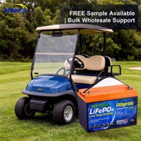 Batterie lithium-ion à décharge profonde 36V 100AH Grade A haute performance LiFePO4 pour voiturette de golf avec BMS intelligent RS485, connecteur Anderson, CE, RoHS, IP67, OEM, ODM